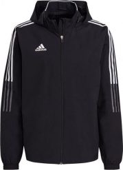 Adidas Bluza męska adidas Tiro 21 Allweather czarna GH4466 S. Czarne bluzy męskie Adidas, m, bez wzorów, bez ramiączek, bez kaptura. Za 245.80 zł.
