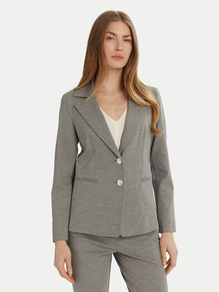 Marella Marynarka Sele 2513911014 Szary Slim Fit. Szare marynarki i żakiety damskie Marella, bez wzorów, z syntetyku, bez kołnierzyka, bez ramiączek. Za 609.00 zł.
