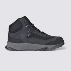 Buty trekkingowe męskie Timberland Lincoln Peak Lite Mid A2HTT wodoodporne. Czarne trekkingi męskie Timberland, bez zapięcia. Za 519.20 zł.