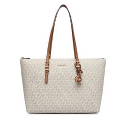 Torebka MICHAEL Michael Kors. Białe shopperki damskie MICHAEL Michael Kors, bez wzorów, bez dodatków. Za 1,239.00 zł.