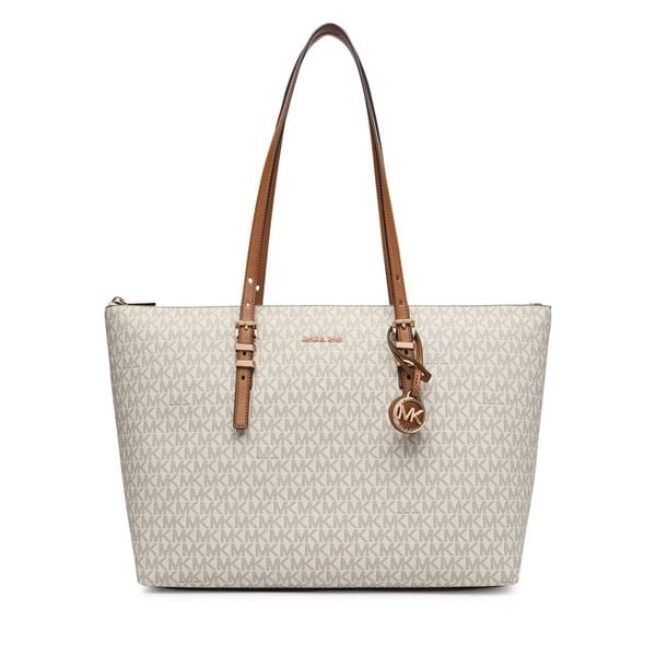 Torebka MICHAEL Michael Kors. Białe shopperki damskie MICHAEL Michael Kors, bez wzorów, bez dodatków. Za 1,239.00 zł.