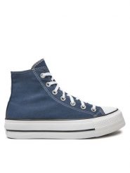 Converse Trampki Chuck Taylor All Star Lift Platform HI A08215C Granatowy. Niebieskie trampki i tenisówki damskie Converse, bez wzorów, z materiału, bez zapięcia. Za 339.99 zł.