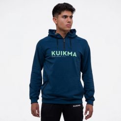 Bluza do padla unisex Kuikma Club. Niebieskie bluzy damskie KUIKMA, s, bez wzorów, z bawełny, sportowe, bez ramiączek, bez kaptura. W wyprzedaży za 119.99 zł.