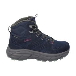 Damskie buty trekkingowe CMP Kamsel WP Mid. Niebieskie obuwie trekkingowe damskie CMP, z gumy, bez zapięcia. Za 387.70 zł.