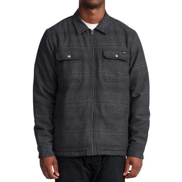 Kurtka turystyczna męska Billabong Barlow przejściowa. Szare kurtki męskie Billabong, m, bez wzorów, z bawełny, sportowe, bez kaptura. W wyprzedaży za 211.00 zł.