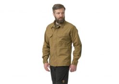 Koszula podróżnicza męska Helikon-Tex Woodsman. Szare koszule męskie HELIKON-TEX, m, bez wzorów, z bawełny, klasyczne, bez kołnierzyka, bez ramiączek. Za 329.99 zł.