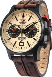 Zegarek Vostok Europe Zegarek męski Vostok Europe 6S21-595C644 brązowy. Brązowe zegarki męskie Vostok Europe, bez wzorów. Za 1,770.00 zł.