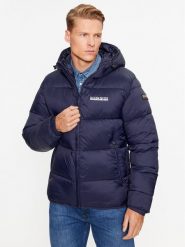 Napapijri Kurtka zimowa A-Suomi NP0A4GJE Granatowy Regular Fit. Niebieskie kurtki męskie Napapijri, na zimę, m, bez wzorów, z syntetyku, bez kaptura. Za 729.99 zł.