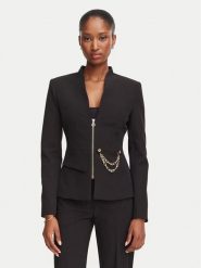 Rinascimento Marynarka CFC0130160003 Czarny Slim Fit. Czarne marynarki i żakiety damskie Rinascimento, bez wzorów, z syntetyku, bez kołnierzyka, bez ramiączek. Za 944.99 zł.