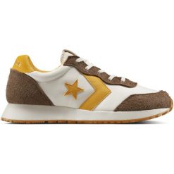 Adidasy Converse Omega Trainer, Dla obu płci. Brązowe buty zimowe męskie Converse, bez wzorów, z zamszu, bez obcasa, bez zapięcia. Za 384.21 zł.