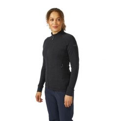 Bluza polarowa damska Rab Nexus Jacket rozpinana. Czarne bluzy damskie RAB, na lato, s, bez wzorów, z materiału, bez ramiączek, bez kaptura. Za 291.49 zł.