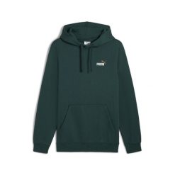 Męska bluza z kapturem Essentials z małym dwukolorowym logo No. 1 PUMA. Zielone bluzy męskie Puma, m, bez wzorów, z kapturem, do biegania. Za 229.00 zł.