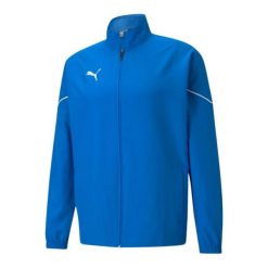 Męska Kurtka Boczna TeamRISE. Niebieskie kurtki męskie Puma, m, bez wzorów, sportowe, bez kaptura. Za 237.99 zł.