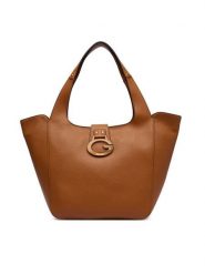 Guess Torebka HWBB93 08240 Brązowy. Brązowe shopperki damskie Guess, z aplikacjami, ze skóry, bez dodatków. Za 714.99 zł.