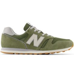 Buty unisex New Balance ML373SI2 – zielone. Zielone buty sportowe męskie New Balance, bez wzorów, z gumy, bez zapięcia. Za 299.99 zł.