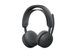 Logitech Zone Wireless 2 ES for Business Zestaw słuchawkowy Bezprzewodowy Opaska na głowę Business/Everyday USB Type-C Bluetooth Grafitowy. Szare słuchawki bezprzewodowe Logitech. Za 890.99 zł.