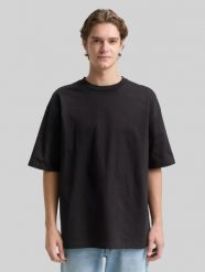 Męska Koszulka Tom Tailor Oversized T-shirt Black 1035912 29999. Czarne t-shirty męskie Tom Tailor, m, bez wzorów, bez kołnierzyka, bez ramiączek. Za 69.99 zł.