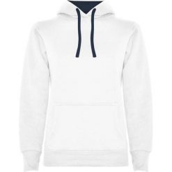 Bluza Z Kapturem Z Polibawełny Dla Kobiet. Białe bluzy damskie ROLY, m, bez wzorów, bez ramiączek, z kapturem. Za 98.99 zł.