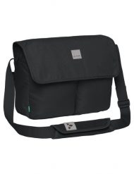 Torba-ab8 Coreway Messenger 13. Czarne torby na laptopa damskie Vaude, bez wzorów, z materiału, na ramię. Za 466.30 zł.