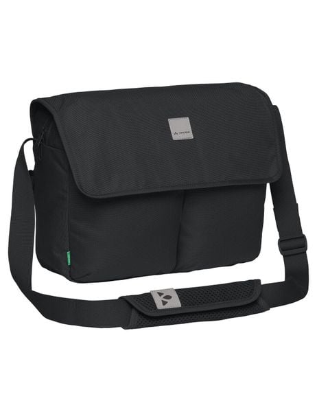 Torba-ab8 Coreway Messenger 13. Czarne torby na laptopa damskie Vaude, bez wzorów, z materiału. Za 466.30 zł.