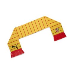 Szalik RC Lens Essentials PUMA Pelé Yellow Red. Czerwone szaliki damskie Puma, bez wzorów, ze lnu. Za 109.00 zł.