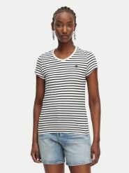 G-Star Raw T-Shirt Eyben D24533-D244 Biały Regular Fit. Białe t-shirty damskie G-Star, m, bez wzorów, z bawełny, retro, bez kołnierzyka, bez ramiączek. Za 97.99 zł.