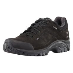 Damskie buty trekkingowe Haglöfs Ridge GTX Low. Czarne obuwie trekkingowe damskie Haglöfs, bez zapięcia. W wyprzedaży za 693.25 zł.