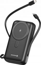 SWISSTEN, Powerbank, s bezdr�tov�m nab�jen�m, Li-Pol, 5/9/12V, zintegrowany kabel USB-C + Lighting, 20000mAh, USB-C,USB-A,Kabel Li. Powerbanki SWISSTEN. Za 775.27 zł.