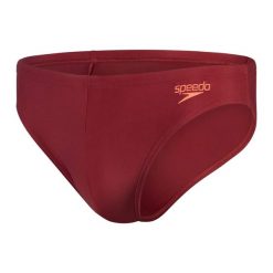 Slipy kąpielówki męskie Speedo Solar Brief. Czerwone kąpielówki męskie Speedo, m, bez wzorów, z lycry. Za 101.98 zł.