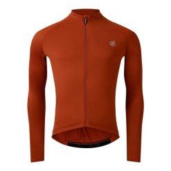 Dżersej z długim rękawem Dare 2B Lightning. Brązowe bluzy męskie Dare 2B, bez wzorów, z dżerseju, sportowe, bez ramiączek, bez kaptura. Za 268.50 zł.