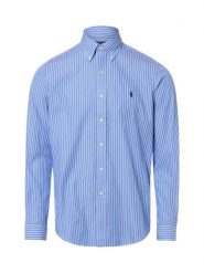 Polo Ralph Lauren Koszula Mężczyźni Regular Fit Bawełna niebieski, M. Niebieskie koszule męskie Polo Ralph Lauren, m, bez wzorów, z bawełny, klasyczne, bez kołnierzyka, bez ramiączek. Za 499.95 zł.