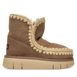 Śniegowce Mou. Szare śniegowce damskie Mou, bez zapięcia. Za 1,049.00 zł.