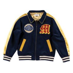 Kurtka Mitchell & Ness we are authentic. Niebieskie kurtki męskie Mitchell & Ness, xs, bez wzorów, sportowe, bez kaptura. W wyprzedaży za 523.00 zł.