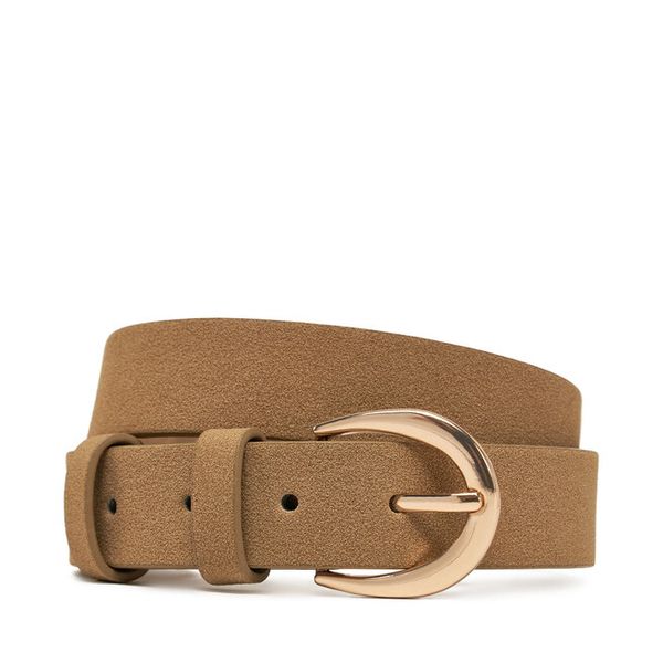 Pasek Damski DeeZee. Brązowe paski damskie DeeZee, bez wzorów. Za 49.99 zł.