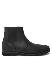 Timberland Sztyblety Woodhull TB0A413H0011 Czarny. Czarne botki męskie Timberland, bez wzorów, ze skóry, bez obcasa, bez zapięcia. Za 449.99 zł.