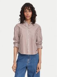 Weekend Max Mara Koszula Panetto 2625116101 Kremowy Regular Fit. Białe koszule damskie Weekend Max Mara, bez wzorów, z bawełny, bez kołnierzyka, bez ramiączek. Za 789.99 zł.