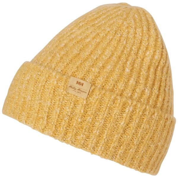 Czapka Helly Hansen Cozy. Brązowe czapki damskie Helly Hansen, z aplikacjami, z bawełny. Za 178.50 zł.