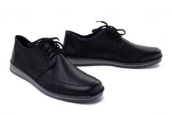 RIEKER 05400-00 black, półbuty męskie. Czarne półbuty męskie Rieker, bez wzorów, bez obcasa, bez zapięcia. Za 339.90 zł.