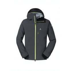 Kurtka narciarska męska Schöffel 3L Pizac. Szare kurtki sportowe męskie Schöffel, l, bez wzorów, bez kaptura, narciarskie. Za 2,499.99 zł.