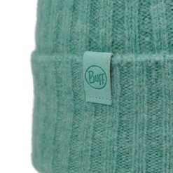 Czapka BUFF KNITTED BEANIE NILAH MINT. Zielone czapki damskie Buff, bez wzorów, z elastanu. Za 199.90 zł.