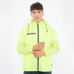 Kurtka Legea Cairo Dorosłych. Niebieskie kurtki sportowe męskie Legea, s, bez wzorów, z materiału, z kapturem. Za 67.90 zł.