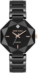 Zegarek damski Anne Klein AK-5064BKBK czarny. Czarne zegarki damskie Anne Klein. Za 615.00 zł.