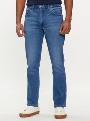 Wrangler Jeansy Larston 112350841 Niebieski Slim Fit. Niebieskie jeansy męskie Wrangler, z bawełny. Za 279.00 zł.