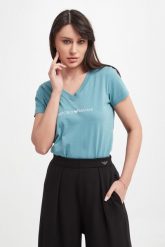 T-shirt damski EMPORIO ARMANI UNDERWEAR. T-shirty damskie Emporio Armani Underwear, s, bez wzorów, bez kołnierzyka, bez ramiączek. Za 249.00 zł.