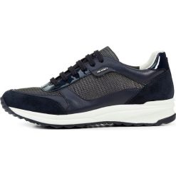 Geox tenisówki damskie Airell, 40, ciemnoniebieskie. Niebieskie trampki i tenisówki damskie Geox, bez wzorów, bez zapięcia. W wyprzedaży za 365.00 zł.
