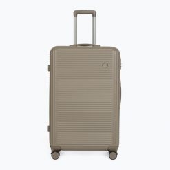 Walizka podróżna KADVA Palero 95. Brązowe walizki damskie KADVA, bez wzorów, z materiału, duże. Za 179.99 zł.