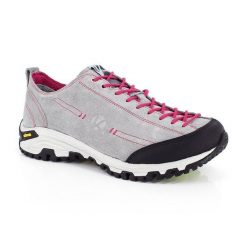 Buty trekkingowe FOLIN - Różowy Fuksja. Czerwone obuwie trekkingowe damskie Kimberfeel, z zamszu, bez zapięcia. Za 506.25 zł.