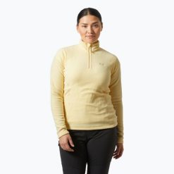 Bluza trekkingowa damska Helly Hansen Daybreaker 1/2 Zip. Żółte bluzy damskie Helly Hansen, bez wzorów, bez ramiączek, bez kaptura. Za 309.99 zł.