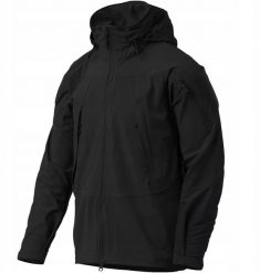 Kurtka męska Berg Outdoor Helikon-Tex Trooper Jacket MK2 StormStretch - black (573713). Czarne kurtki męskie BERG OUTDOOR, m, bez wzorów, bez kaptura. Za 379.38 zł.