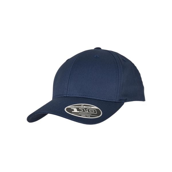 Czapka typu snapback Flexfit. Niebieskie czapki damskie FLEXFIT, bez wzorów, z bawełny. Za 72.70 zł.